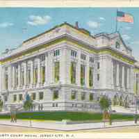 Postcard: Court House, Jersey City, NJ