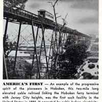 Reference image: View looking northeast of the western end of the elevated cable railroad that ran to Jersey City Heights, Hoboken, ca. 1884.