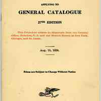 Price-List Applying to General Catalogue 37th Edition. Aug. 15, 1930. Keuffel & Esser Co., N.Y.