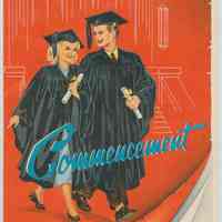 Commencement Program from A.J. Demarest High School, Class of June 20, 1951 belonging to Katherine Marinovich, Hoboken, 1951.