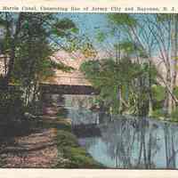 Postcard: Morris Canal, Jersey City, NJ