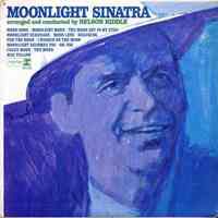 Record album, Frank Sinatra : "Moonlight Sinatra ". Reprise.33 rpm.Mono. F-1018.
