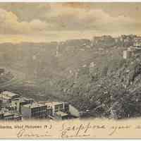 Postcard: Along the Palisades, West Hoboken, N.J. No date, circa 1901-1907.