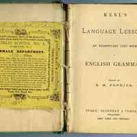          book 1: inside front cover + title page
   