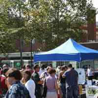 Digital color image of the 2004 Hoboken Pet Parade, along the Hoboken Waterfront, Sunday, September 26, 2004.