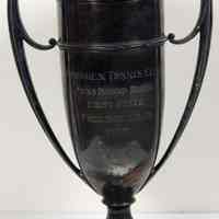 Silverplate loving cup, Hoboken Tennis Club, Mens Round Robin, First Prize, Fred. Schulz, Jr., 1913.