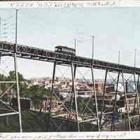 Postcard: Trolley, Jersey City, NJ
