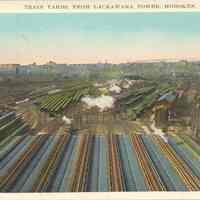 Postcard: Railroad, Hoboken, NJ