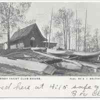 Postcard: 4311. Old Jersey Yacht Club House (Hoboken, N.J.) Published by E.F. Walter. No date, circa 1901-1907; unposted.