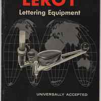 Catalog: Leroy Lettering Equipment. Keuffel & Esser Co., N.Y. & Hoboken, copyright 1960.