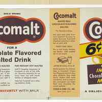 Cocomalt can proof; made by Penick & Ford Ltd, Inc., N.Y., N.Y. N.d., ca. 1956-1965.