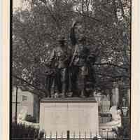 B+W photo of Soldiers & Sailors Monument, Elysian Park, Hoboken, n.d, ca. 1983-1988.