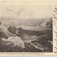 Postcard: No. 23 - Loop from 14th Street Ferry to West Hoboken, N.J. Postmarked Hoboken, September 3, 1907.