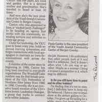          clipping Bergen Record
   