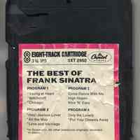 Eight-Track Cartridge, Frank Sinatra : "The Best Of Frank Sinatra". Capitol. 3XT 2950. Stereo and Duophonic.