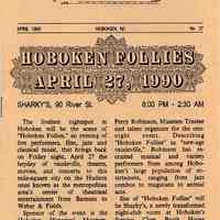 Hoboken Historical Museum Newsletter [First Series], Volume 2, No. 37, April, 1990