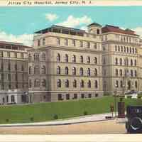 Postcard: Jersey City Hospital, Jersey City, NJ