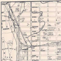          General & Historical 1906 Map of the City of Hoboken with 1989 annotations. 1998 reprint. picture number 15
   