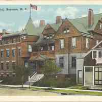 Postcard: Bayonne Hospital, Bayonne, NJ