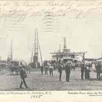 Postcard: Ferry, Hoboken, NJ