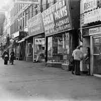 B+W photo of the west side of Washington St., 600 block, Hoboken, n.d. ca. 1972-1980.