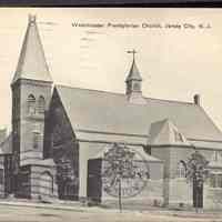 Postcard: Westminster Presbyterian Church, Jersey City, NJ
