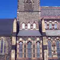          7: Partial view of the east facade; battlement tower added in 1895.
   