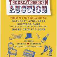 Postcard announcement: The Great Hoboken Auction, April 28, (2007).