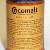          Can: Cocomalt. Malted Food Drink. 2 oz. Sample. Made by R.B. Davis Co., Hoboken. N.d., ca. 1936-1950. picture number 3
   