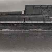 Digital image of B+W photo of the Hoboken waterfront, Hoboken, circa 1987.