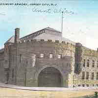 Postcard: Armory, Jersey City, NJ