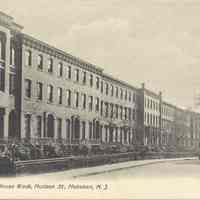 Postcard: Hudson Street, Hoboken, NJ