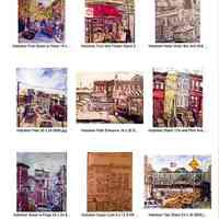 CD-Rom with 24 jpeg format images of Hoboken paintings by donor Chris Kappmeier.