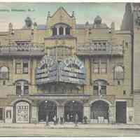 Postcard: Gayety Theatre, Hoboken, N.J. Postmarked July 21, 1914.