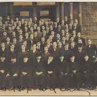 Postcard: [Stevens Institute of Technology] Class of 1907, W.A. Curley. Postmarked Feb. 13, 1907.