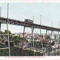 Postcard: Trolley, Jersey City, NJ