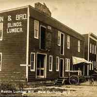 Postcard: F. R. Austin Lumber Mill, New Durham, NJ
