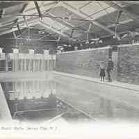 Postcard: Public Baths, Jersey City, NJ