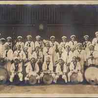 Digital image of photo of the Hoboken Playgrounds Field Band, Hoboken, May, 1928.
