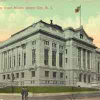 Postcard: Court House, Jersey City, NJ