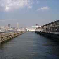 Color photos, 72, of demolition of Maxwell House Coffee plant, Hoboken, September 4, 2004.