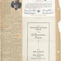          leaf 39 back: newscippings & certificate 1953; Forum program 1940
   