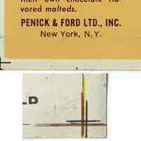          detail color registration marks & company name
   