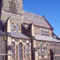          10: Partial view of east facade with buttresses & tower
   