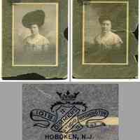          mounts with printed glassine sleeves; detail of imprinted logo
   