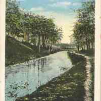 Postcard: Morris Canal, Jersey City, NJ