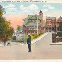 Postcard: Highwood Ave., Weehawken, NJ