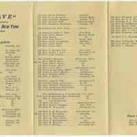 Passenger list of S.S. Trave, North German Lloyd Line, Bremen to N.Y., March 16, 1897.