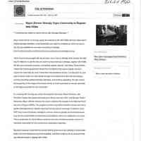          Memo, City of Hoboken: HURRICANE SANDY CHRONOLOGY & SEQUENCE OF EVENTS; Dec. 3, 2012. picture number 91
   
