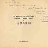 Digital scans from the book: Illustrations of Incidents in Tunnel Construction of H. & M. R. R. Co. Copyright, 1909, by Jacobs & Davies.